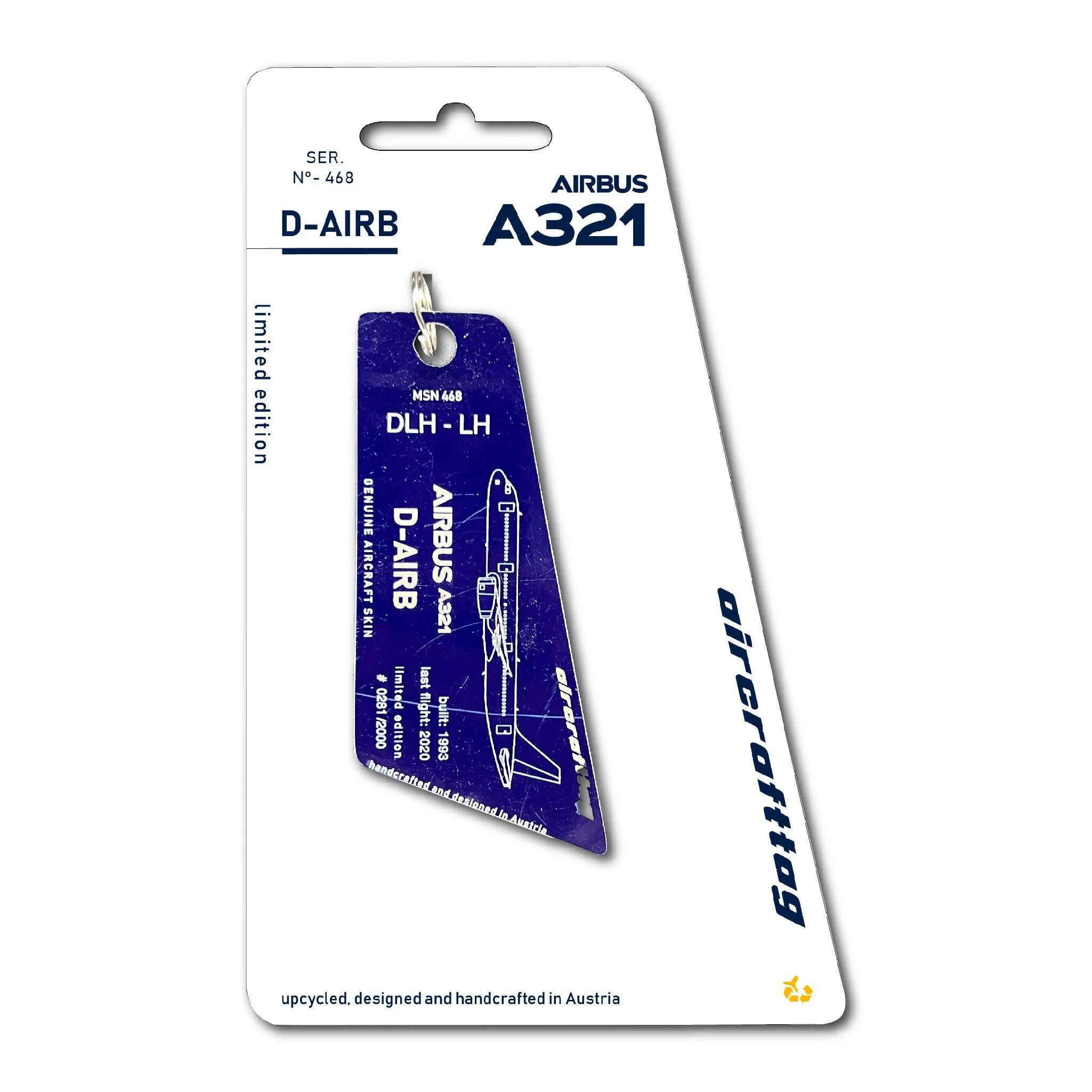 aircrafttag lufthansa blau