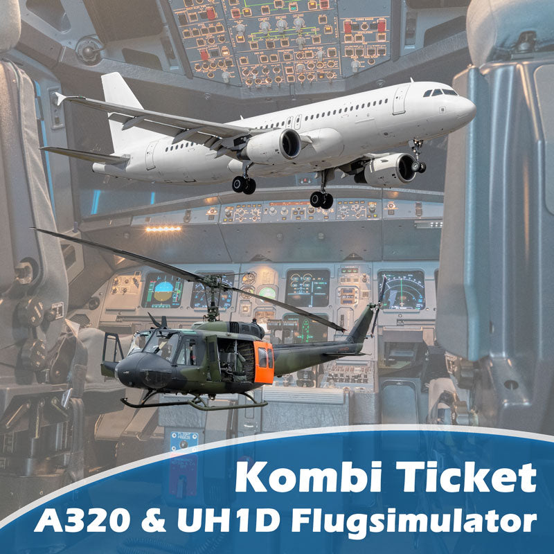 Hubschrauber und Flugzeugsimulator