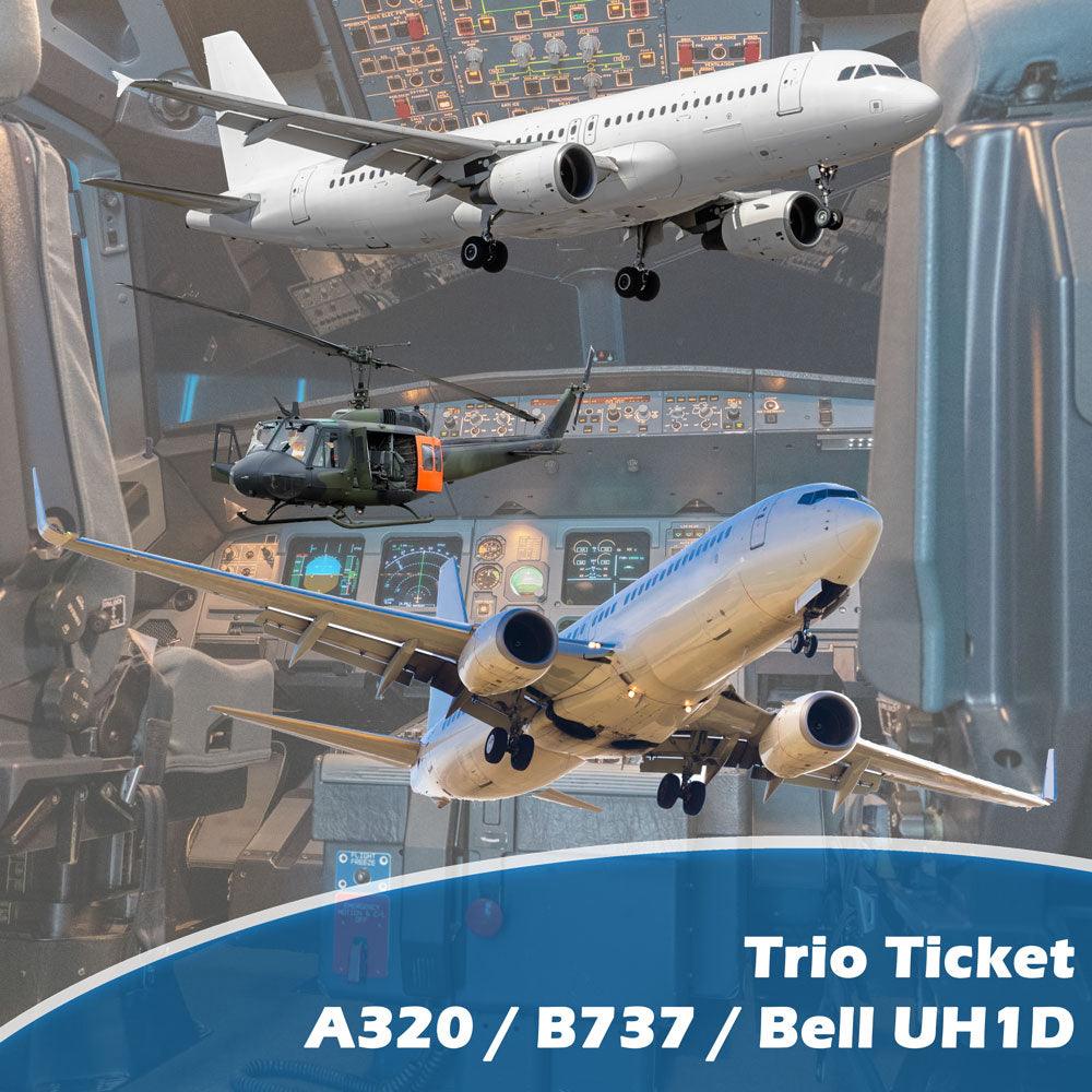 Trioticket - A320 / B737 / BELL UH1D