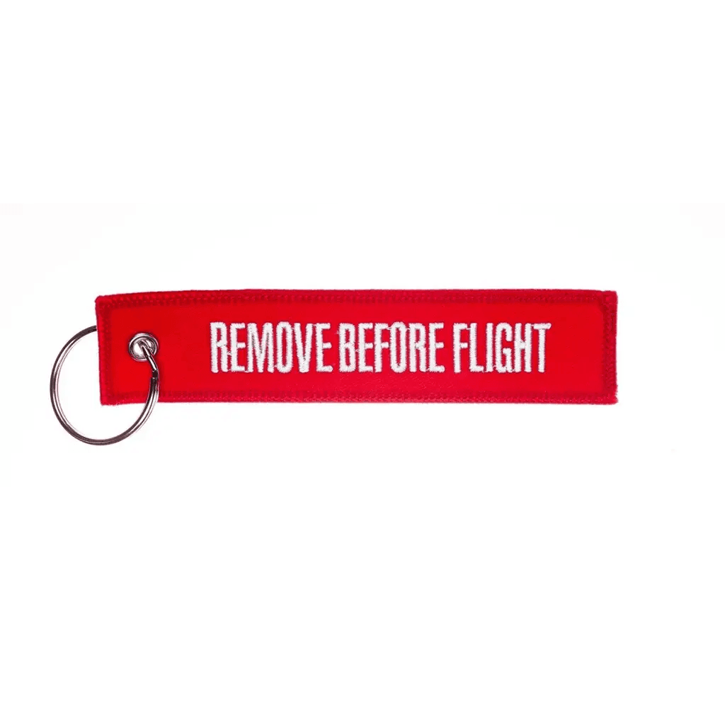 Schlüsselanhänger - REMOVE BEFORE FLIGHT - Flugsimulator Münster